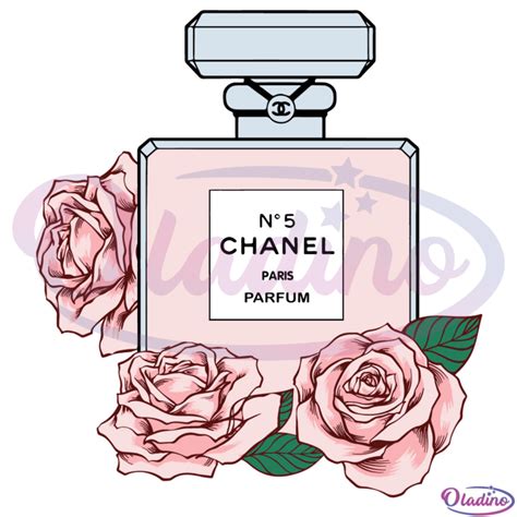 template chanel perfume bottle svg